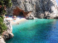 Brsec beach Dalmatia Croatia