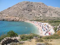 Stara Baska beach Dalmatia Croatia